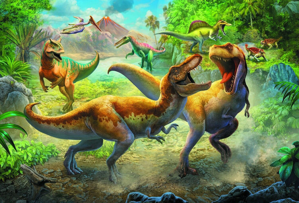 Главные динозавры. Larsen fh31 - динозавры. Пазл Trefl динозавры / 31343. Динозавров. Красивые динозавры.