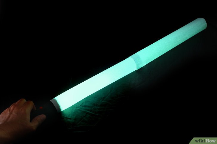 Как быстро сделать световой меч?